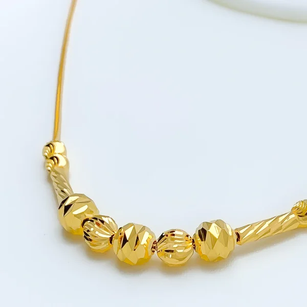 Delicate Ethereal 22k Gold Necklace - Image 4